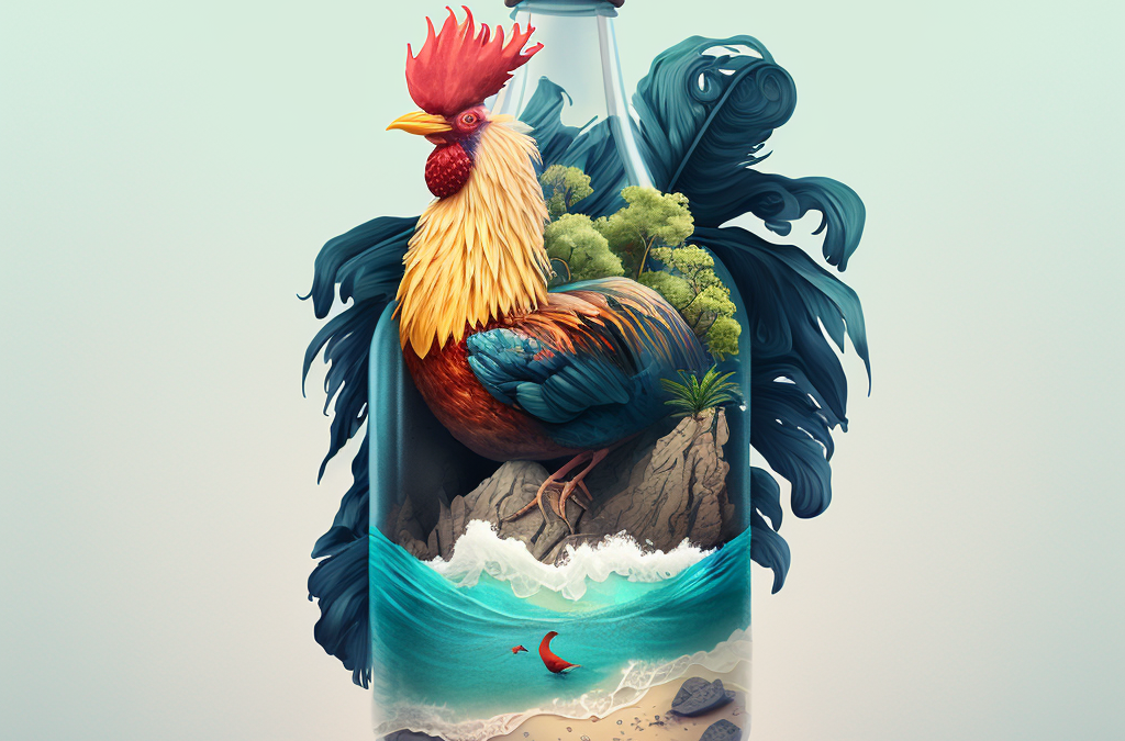 Why the Rooster is in the Bottle